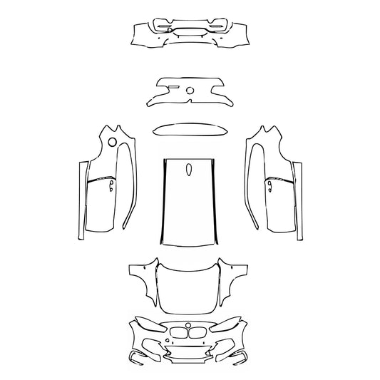 Pre-Cut PPF BMW 1 Series 3-door Sports Hatch M140i 2018 - PPF-Kits