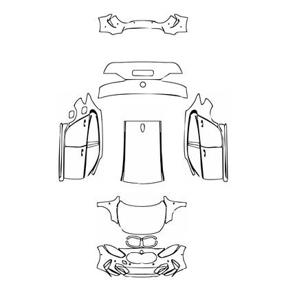 Pre-Cut PPF BMW 1 Series 5-door Sports Hatch M Sport 2022 - PPF-Kits