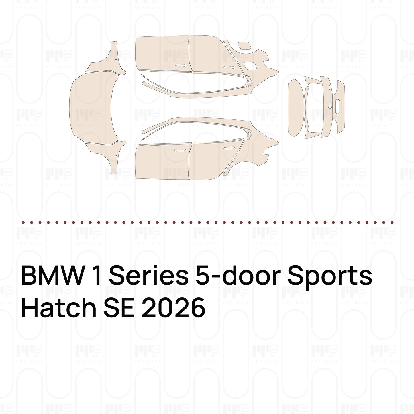 Pre-Cut PPF BMW 1 Series 5-door Sports Hatch SE 2026