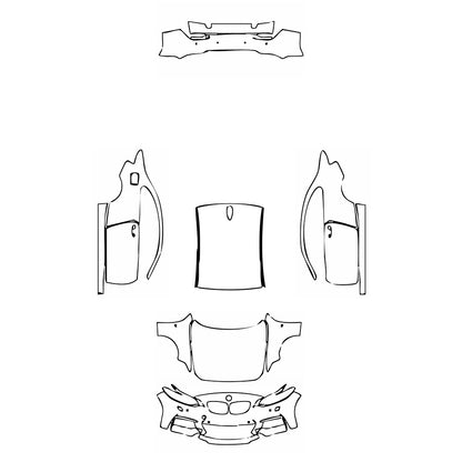 Pre-Cut PPF BMW 2 Series Coupe M235 M240 2021 - PPF-Kits