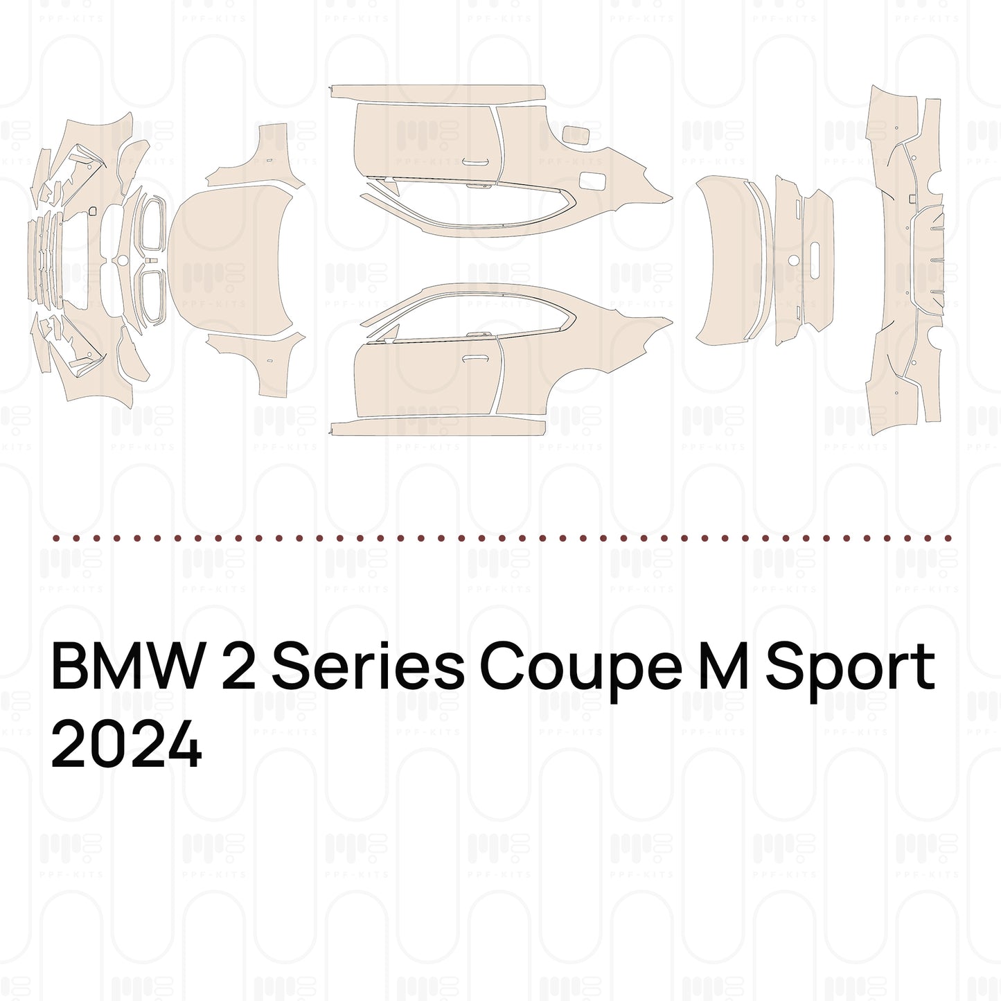 PPF precortado BMW 2 Series Coupe M Sport 2024