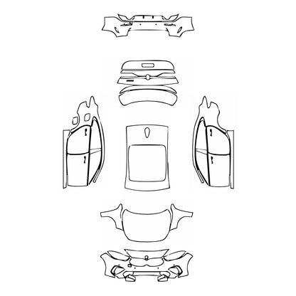Pre-Cut PPF BMW 2 Series Gran Coupe Sportline 2022 - PPF-Kits