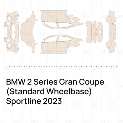 PPF precortado BMW 2 Series Gran Coupe (Standard Wheelbase) Sportline 2023