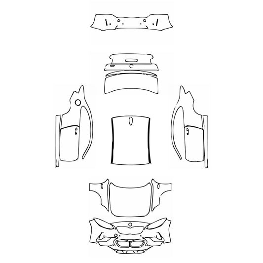 Pre-Cut PPF BMW 2 Series M2 Competition 2020 - PPF-Kits