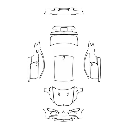 Pre-Cut PPF BMW 3 Series Coupe M3 2011 - PPF-Kits