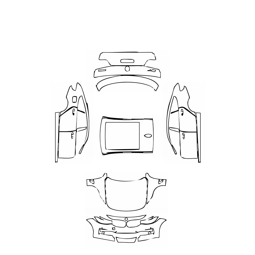 Pre-Cut PPF BMW 3 Series Gran Turismo Luxury 2016 - PPF-Kits