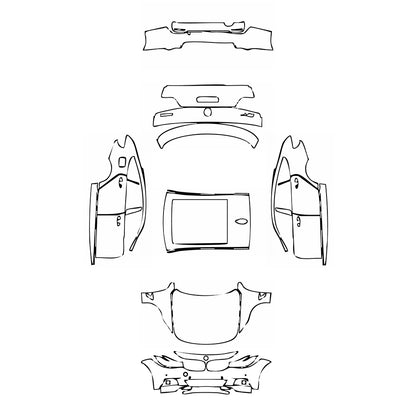 Pre-Cut PPF BMW 3 Series Gran Turismo M Sport 2014 - PPF-Kits