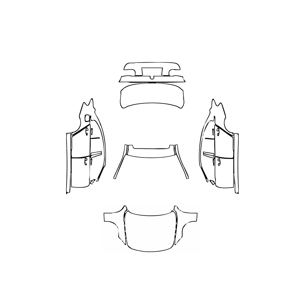Pre-Cut PPF BMW 3 Series Sedan Base Extended Wheelbase 2013 - PPF-Kits