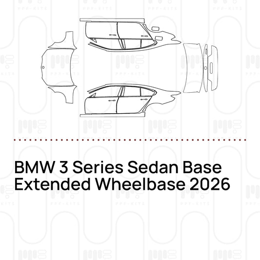 PPF precortado BMW 3 Series Sedan Base Extended Wheelbase 2026