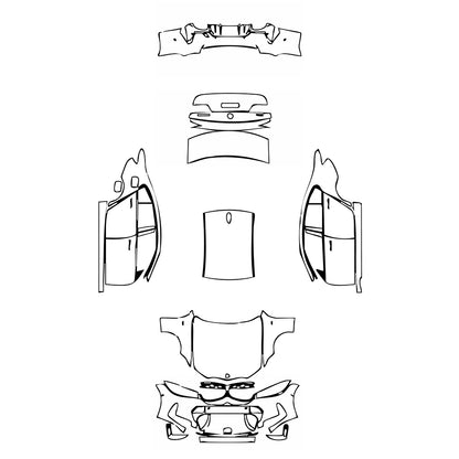 Pre-Cut PPF BMW 3 Series Sedan M340i 2025 - PPF-Kits