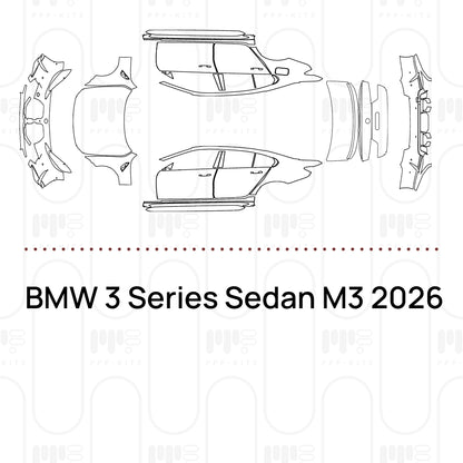 Pre-Cut PPF BMW 3 Series Sedan M3 2026