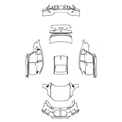 Pre-Cut PPF BMW 3 Series Sedan M3 Competition 2024 - PPF-Kits