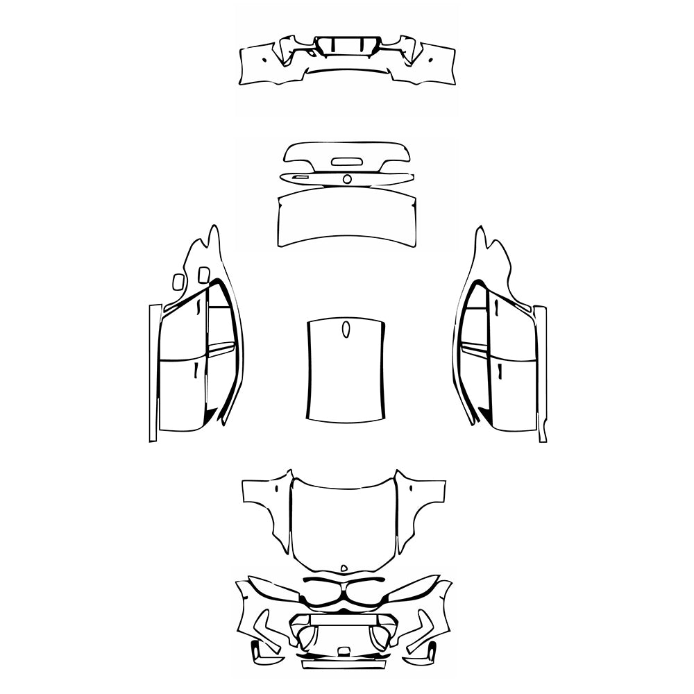 Pre-Cut PPF BMW 3 Series Sedan M Sport Standard Wheelbase 2023 - PPF-Kits