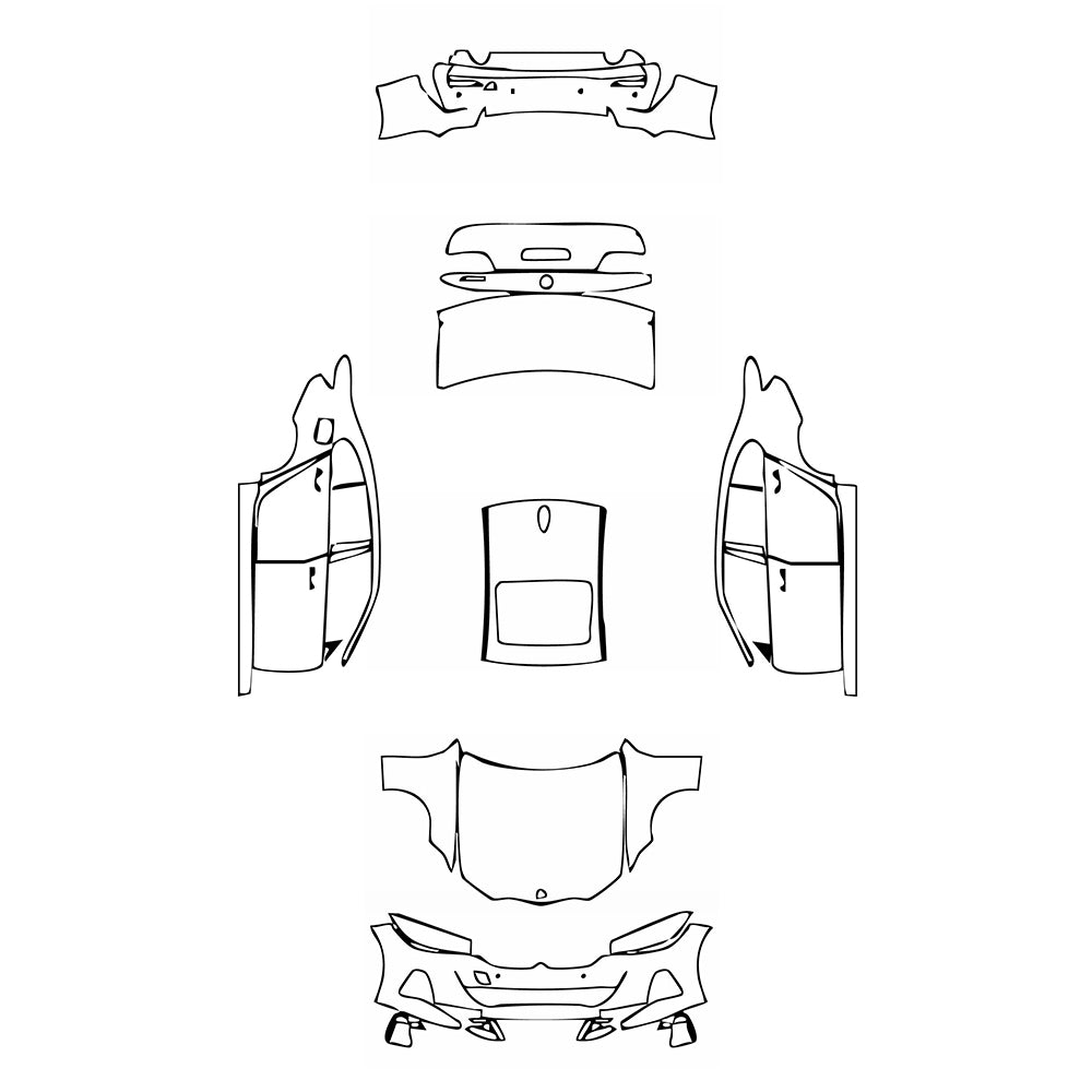 Pre-Cut PPF BMW 3 Series Sedan Sport Line Standard Wheelbase 2025 - PPF-Kits