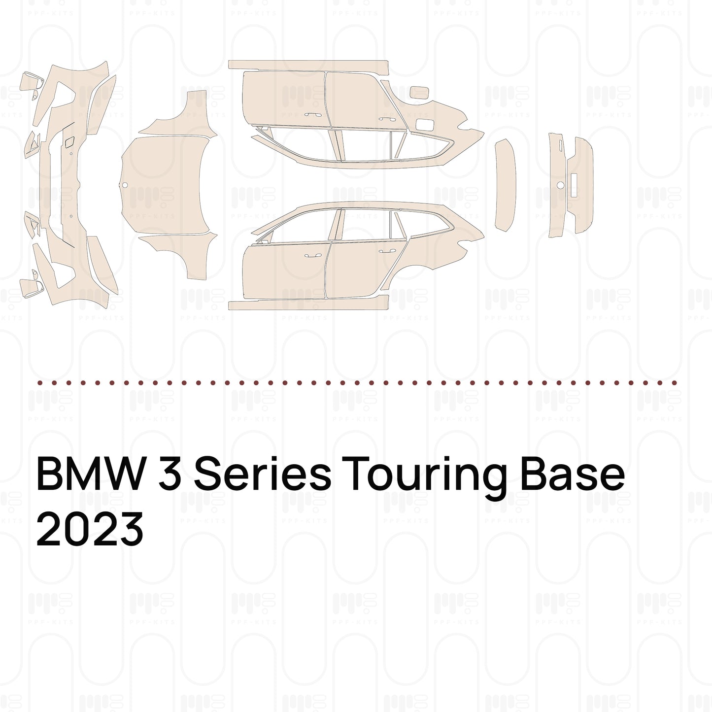 PPF precortado BMW 3 Series Touring Base 2023