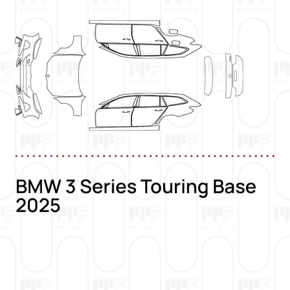 Pre-Cut PPF BMW 3 Series Touring Base 2025