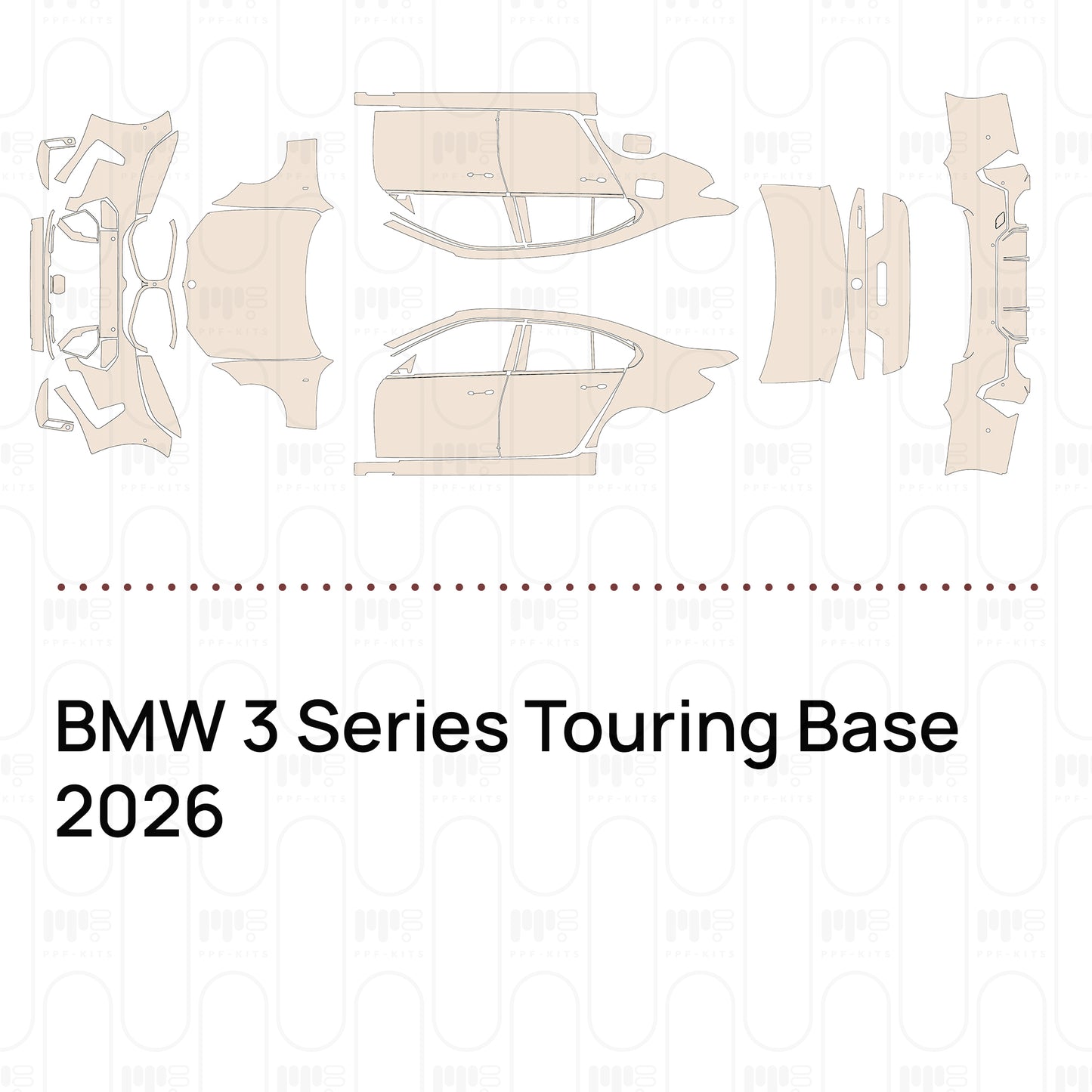 Pre-Cut PPF BMW 3 Series Touring Base 2026