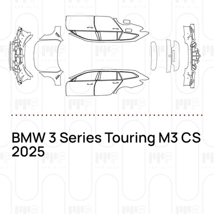 Pre-Cut PPF BMW 3 Series Touring M3 CS 2025