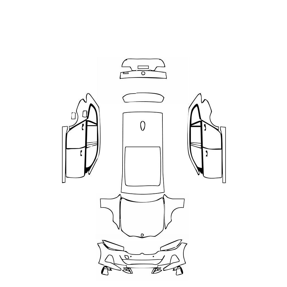 Pre-Cut PPF BMW 3 Series Touring Wagen Base 2025 - PPF-Kits