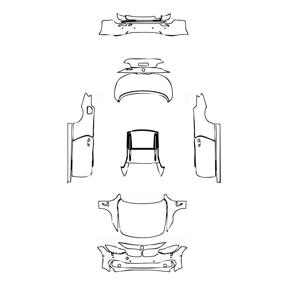 Pre-Cut PPF BMW 4 Series Convertible Luxury Line 2019 - PPF-Kits