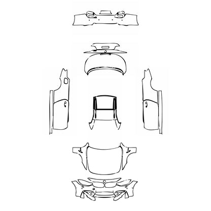 Pre-Cut PPF BMW 4 Series Convertible M4 2017 - PPF-Kits
