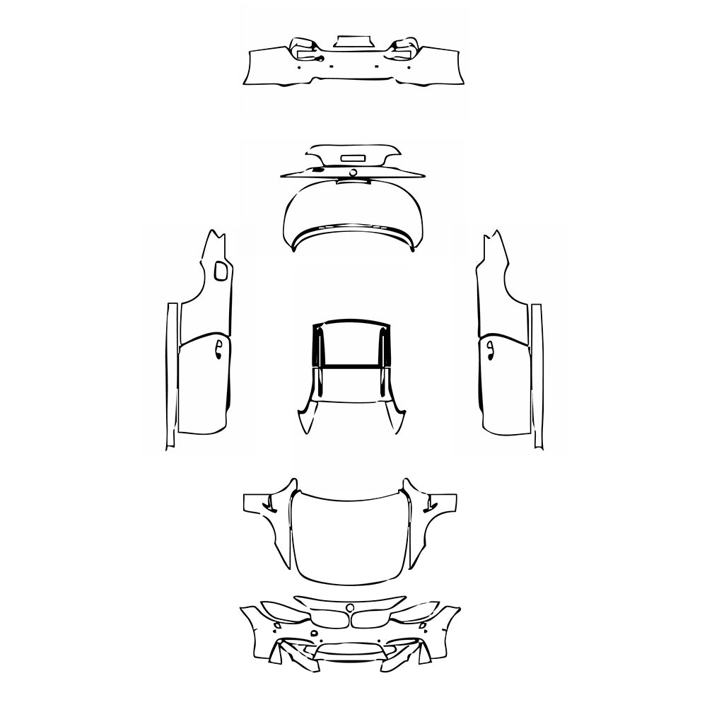 Pre-Cut PPF BMW 4 Series Convertible M4 2020 - PPF-Kits