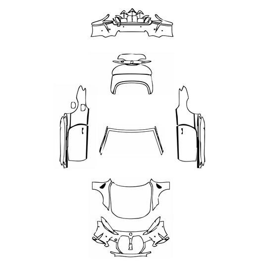 Pre-Cut PPF BMW 4 Series Convertible M4 2024 - PPF-Kits