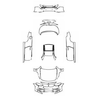 Pre-Cut PPF BMW 4 Series Convertible Sport Line 2018 - PPF-Kits