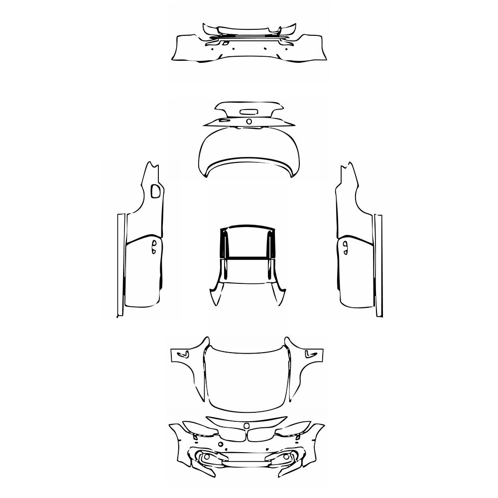 Pre-Cut PPF BMW 4 Series Convertible Sport Line 2019 - PPF-Kits