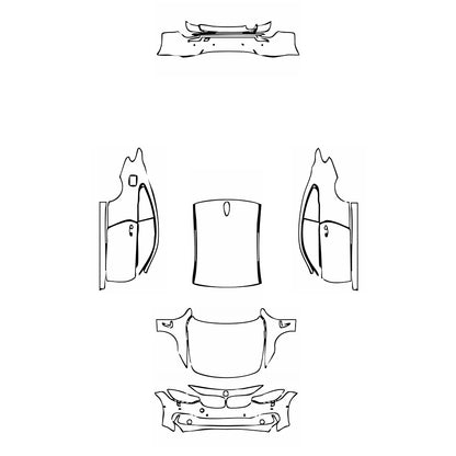Pre-Cut PPF BMW 4 Series Coupe Luxury Line 2014 - PPF-Kits