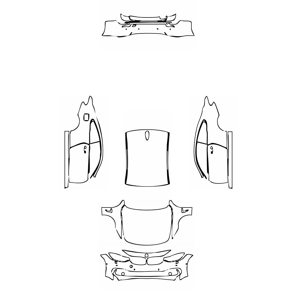 Pre-Cut PPF BMW 4 Series Coupe Luxury Line 2016 - PPF-Kits
