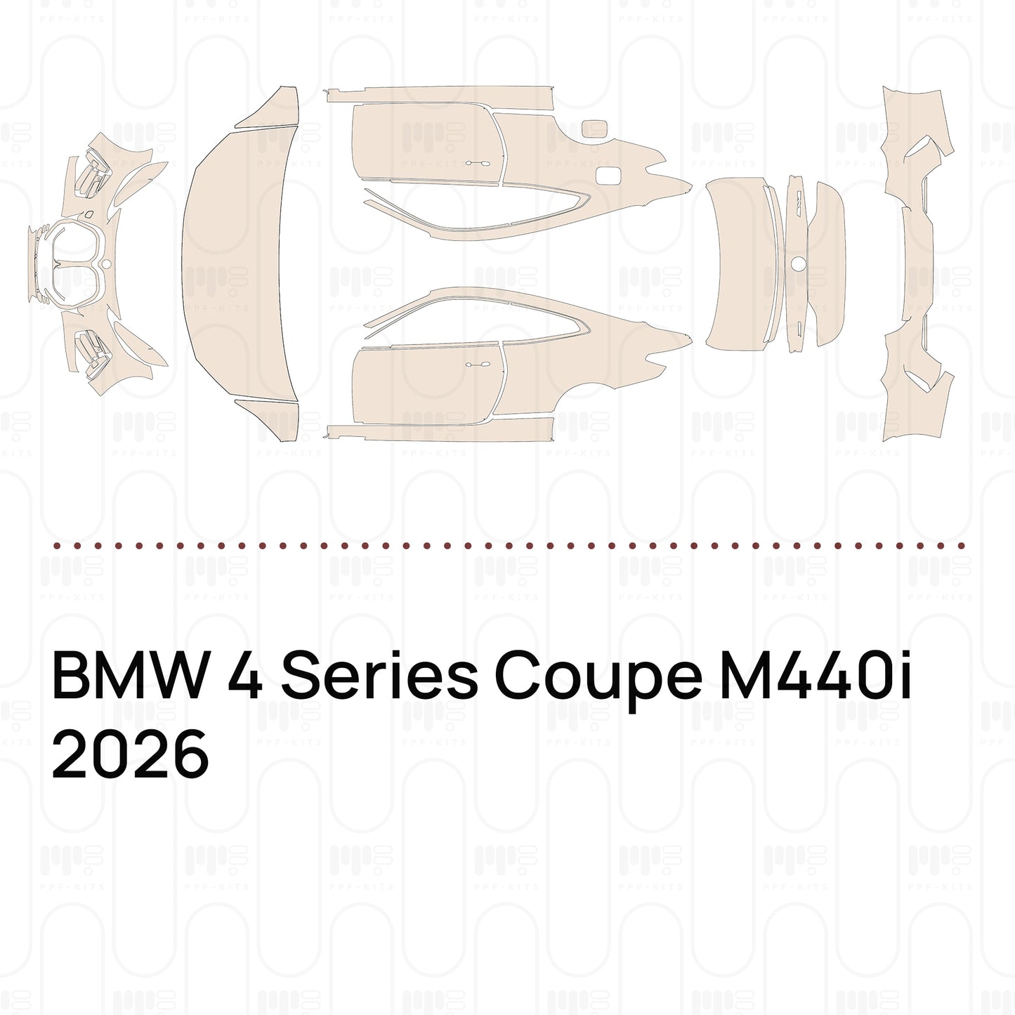 Pre-Cut PPF BMW 4 Series Coupe M440i 2026