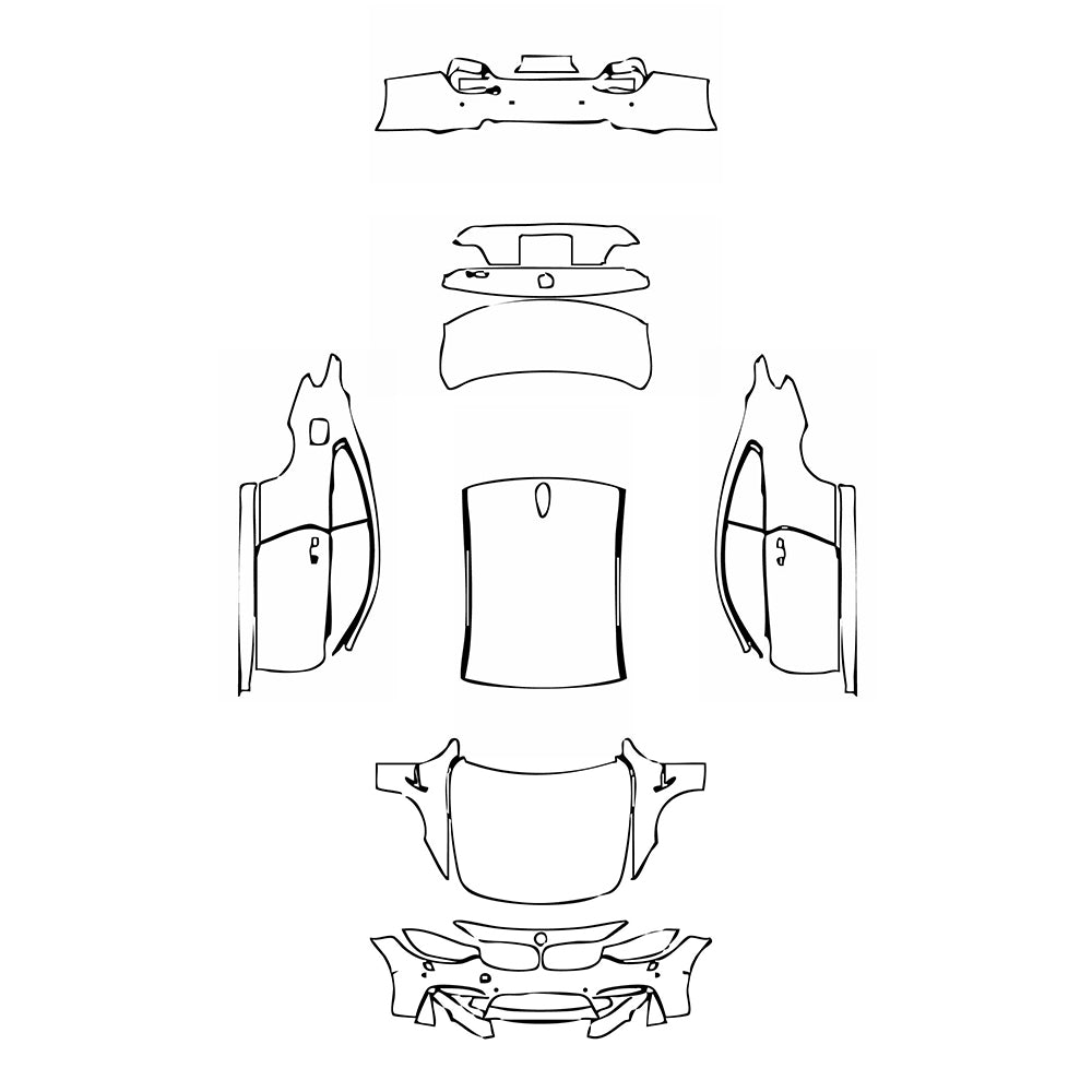 Pre-Cut PPF BMW 4 Series Coupe M4 2016 - PPF-Kits