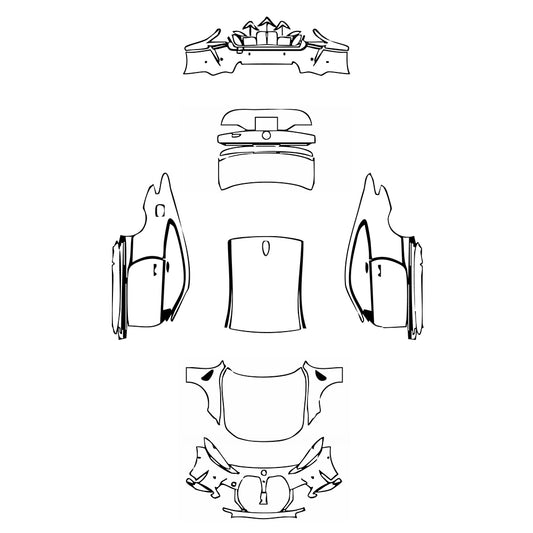 Pre-Cut PPF BMW 4 Series Coupe M4 Competition 2022 - PPF-Kits