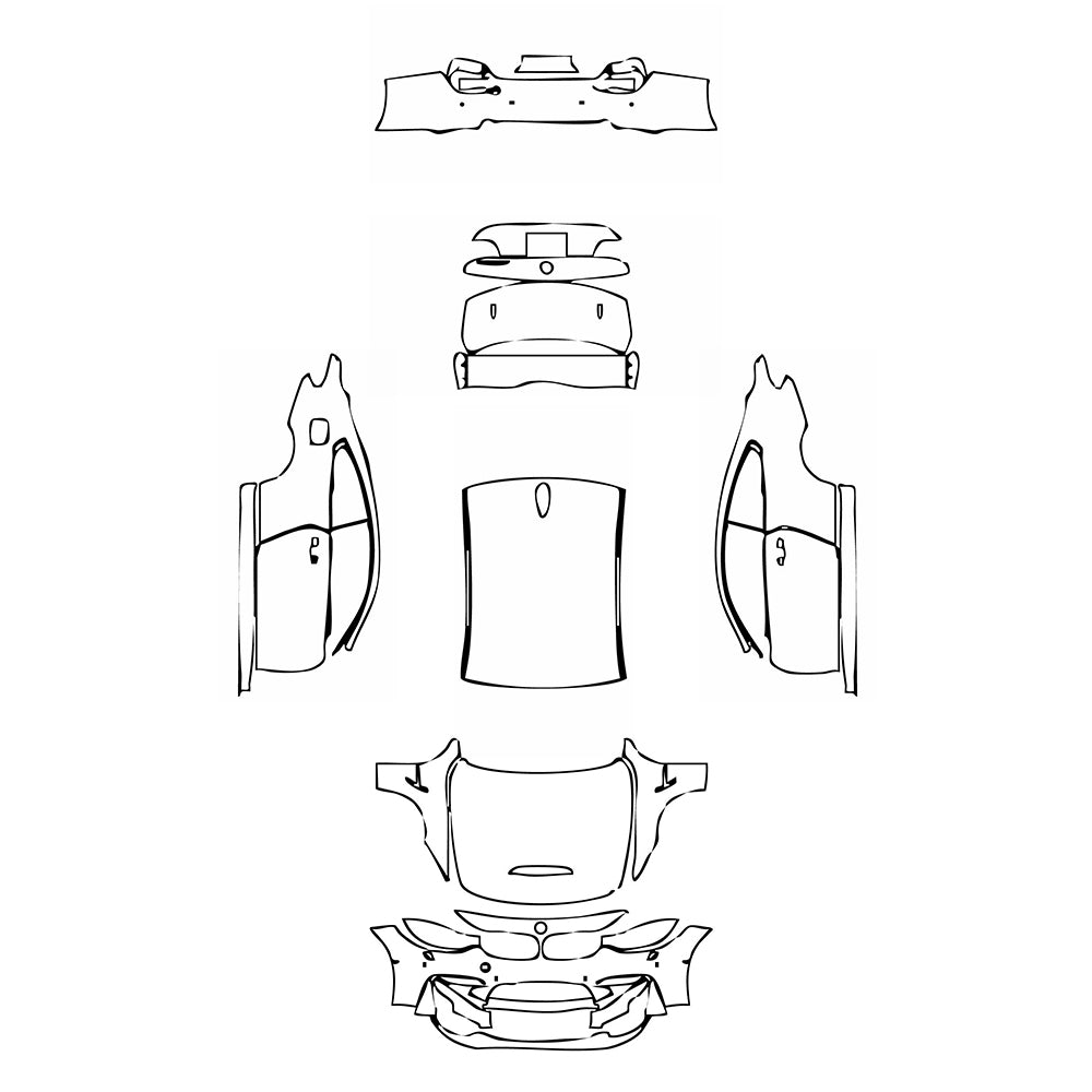 Pre-Cut PPF BMW 4 Series Coupe M4 GTS 2017 - PPF-Kits
