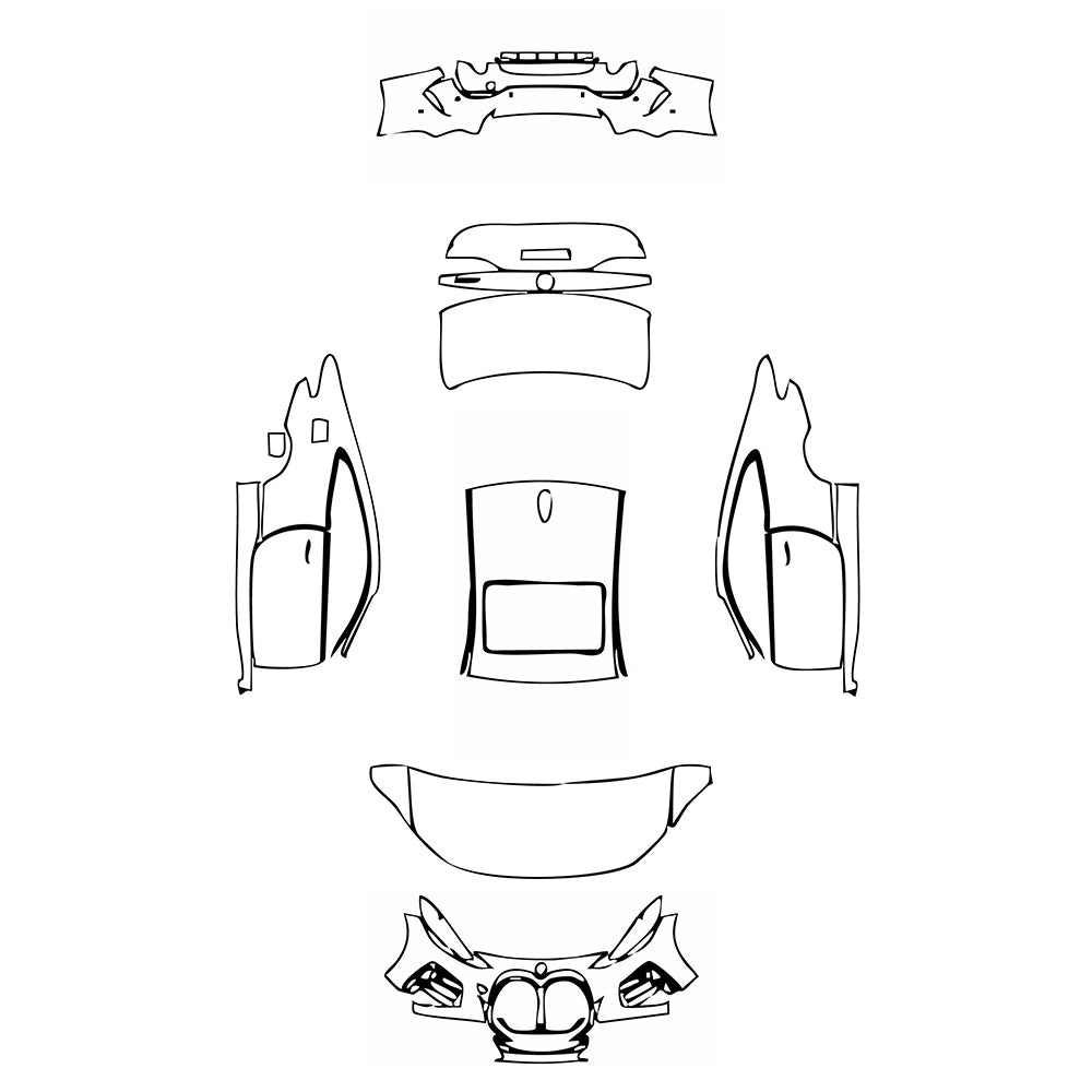 Pre-Cut PPF BMW 4 Series Coupe M Sport 2022 - PPF-Kits