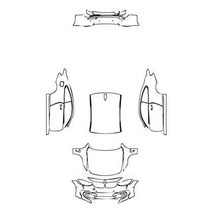 Pre-Cut PPF BMW 4 Series Coupe Sport Line 2014 - PPF-Kits