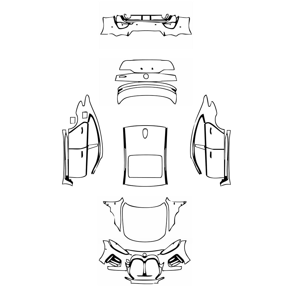 Pre-Cut PPF BMW 4 Series Gran Coupe M Sport 2023 - PPF-Kits