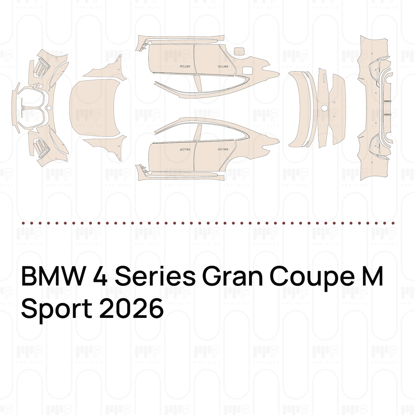 PPF precortado BMW 4 Series Gran Coupe M Sport 2026