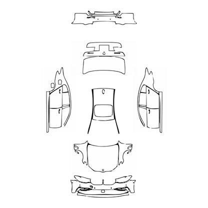 Pre-Cut PPF BMW 5 Series Sedan Extended Wheelbase Luxury 2018 - PPF-Kits