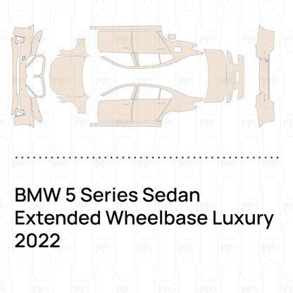 PPF precortado BMW 5 Series Sedan Extended Wheelbase Luxury 2022