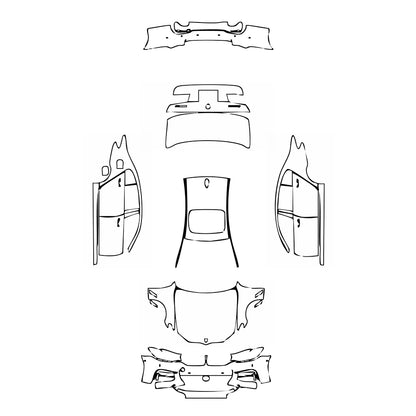 Pre-Cut PPF BMW 5 Series Sedan Extended Wheelbase M Sport 2018 - PPF-Kits