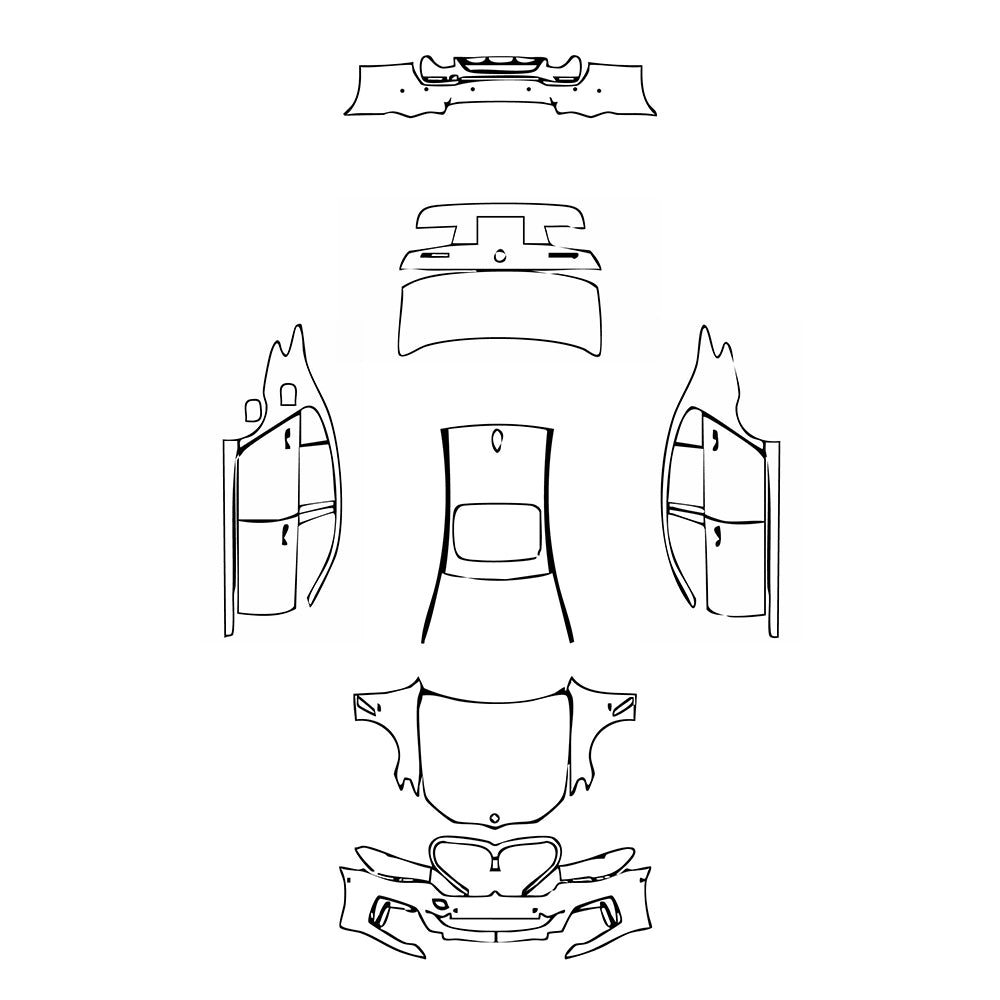 Pre-Cut PPF BMW 5 Series Sedan Extended Wheelbase M Sport 2022 - PPF-Kits