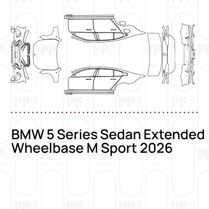 Pre-Cut PPF BMW 5 Series Sedan Extended Wheelbase M Sport 2026
