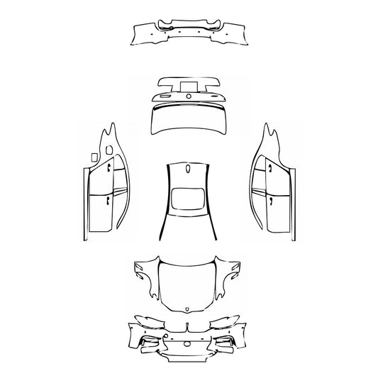 Pre-Cut PPF BMW 5 Series Sedan M550i 2019 - PPF-Kits
