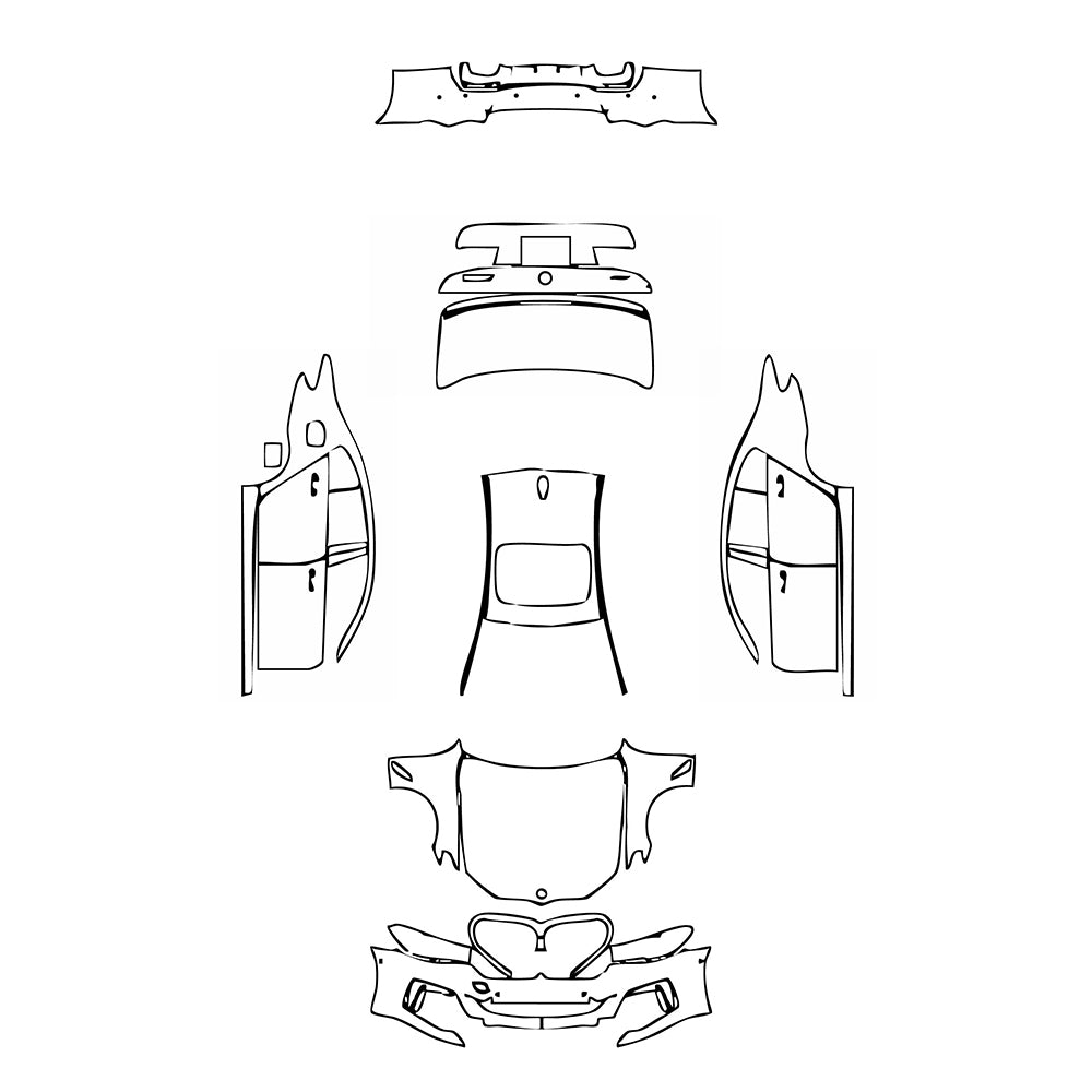 Pre-Cut PPF BMW 5 Series Sedan M550i 2022 - PPF-Kits