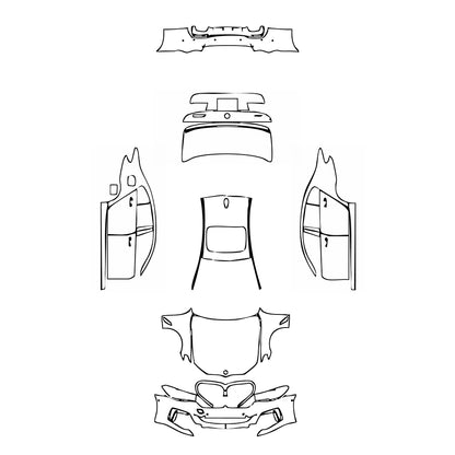 Pre-Cut PPF BMW 5 Series Sedan M550i 2022 - PPF-Kits