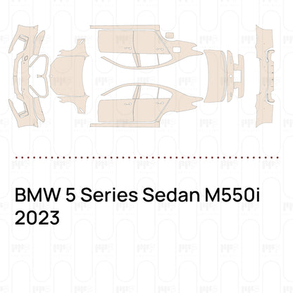 PPF precortado BMW 5 Series Sedan M550i 2023