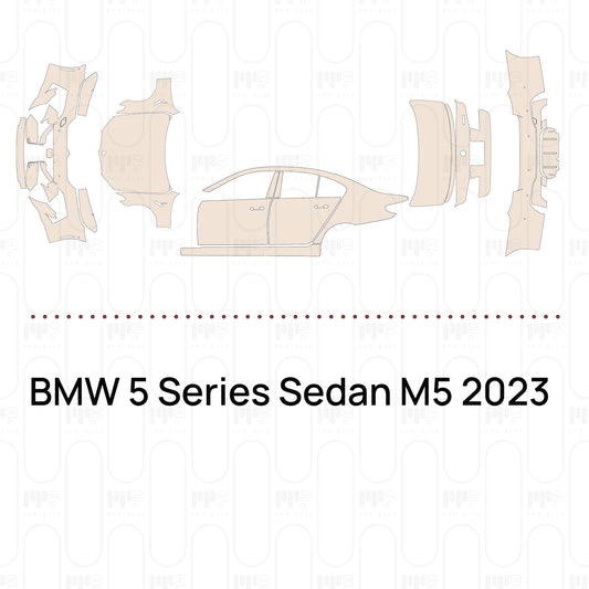 Pre-Cut PPF BMW 5 Series Sedan M5 2023