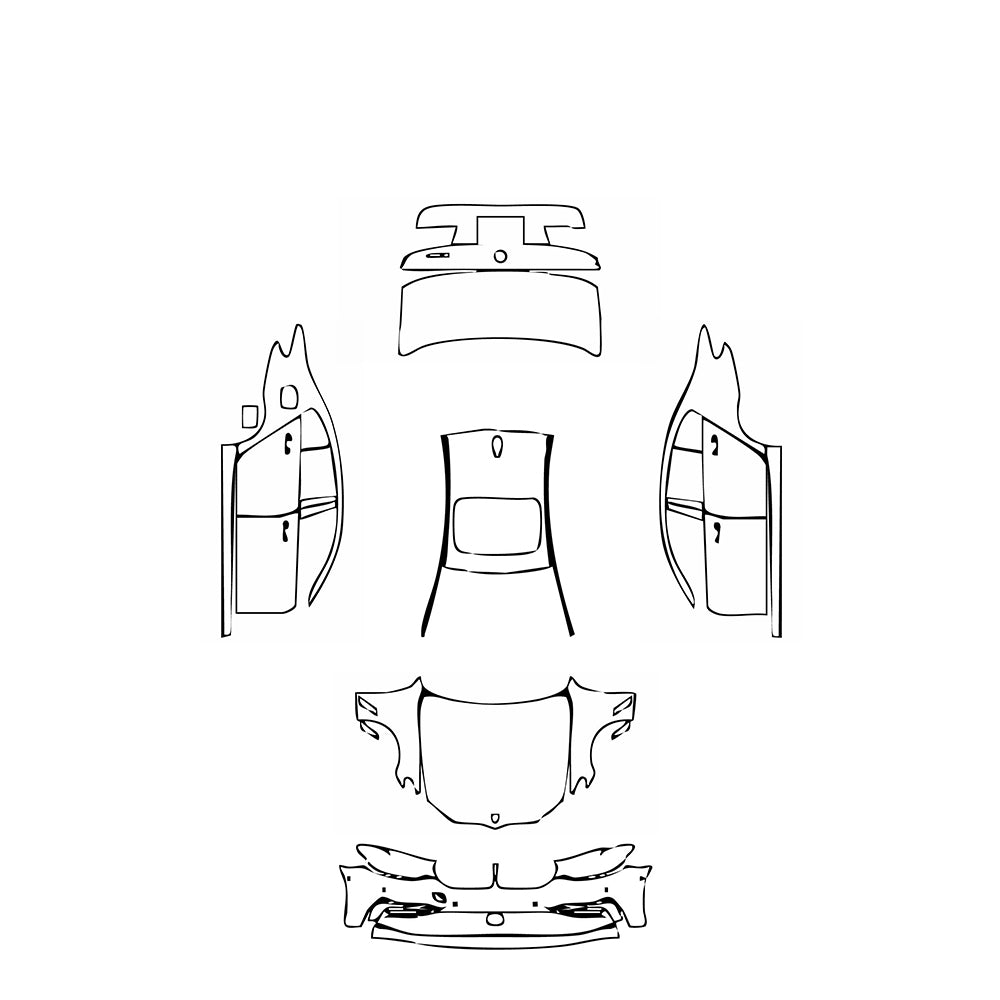 Pre-Cut PPF BMW 5 Series Sedan Standard Wheelbase Base 2019 - PPF-Kits